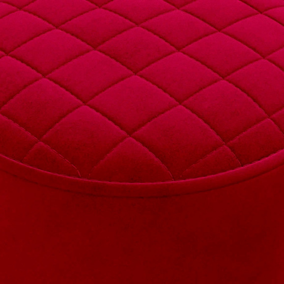 Пуф Тепал, велюр, красный - фото 3