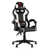 Настоящее фото товара Кресло спортивное TopChairs Shadow черно-белый, произведённого компанией ChiedoCover