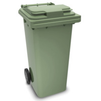 Настоящее фото товара Контейнер для мусора 120 литров, произведённого компанией ChiedoCover
