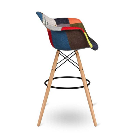 Кресло Eames DAW Барное Patchwork - фото 4