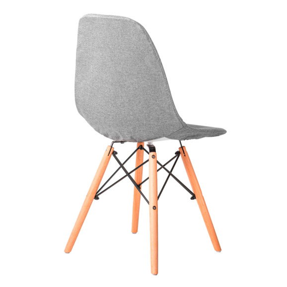 Чехол Е01 на стул Eames, серый - фото 2