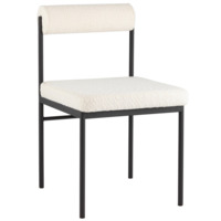 Фотография Стул обеденный Балла, букле, молочный от производителя ChiedoCover, картинка продукции, реальное фото товара Настоящее фото товара Стул обеденный Балла, букле, молочный, произведённого компанией ChiedoCover