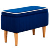 Банкетка Nootropic, с ящиком, синий