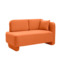 Настоящее фото товара Кушетка-диван Хьюст-1, оранжевый, произведённого компанией ChiedoCover
