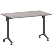 Фотография товара Стол мобильный складной лиственница, антрацит, 25 мм, 120*70 от компании ChiedoCover.