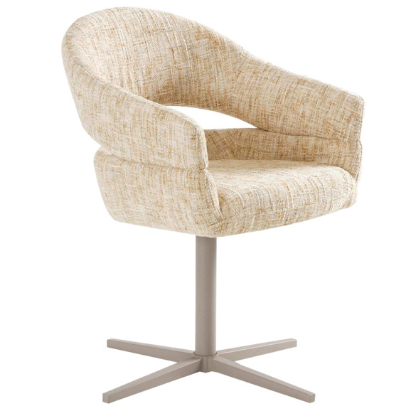 Кресло Teffi, бежевый, светло-серый - фото 1