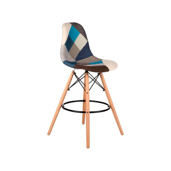  Cтул Eames DSW Patchwork Blue - фото 1