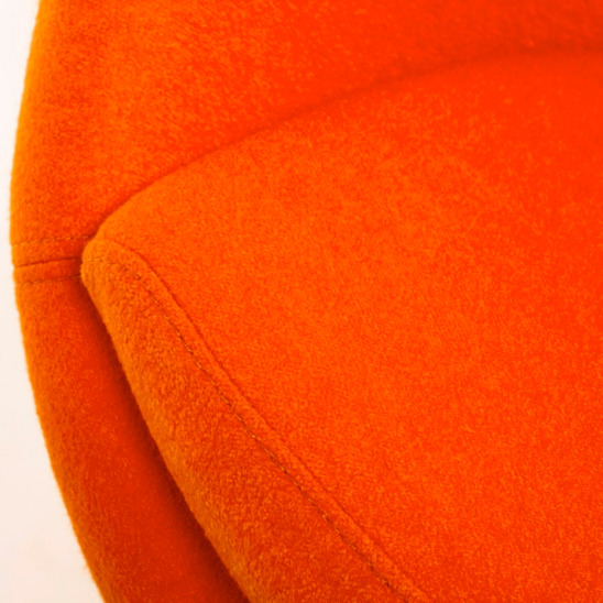 Дизайнерское кресло оранжевое - фото 4