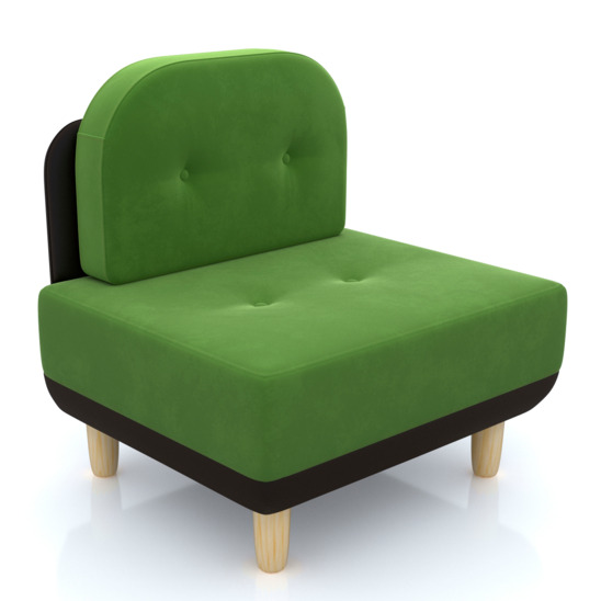 Кресло Рилто, зеленое - фото 1