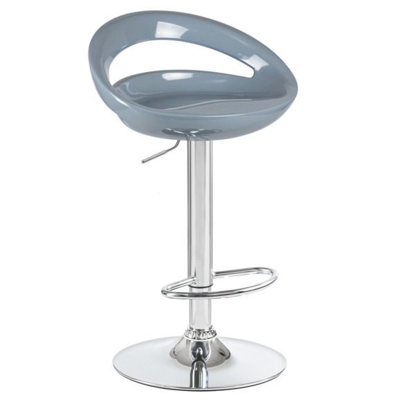 Стул барный ДИСКО, серый Стул барный ДИСКО, серый - фото 1