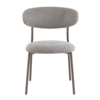 Фотография Стул обеденный Ayla, серый, серые ножки Фотография товара Стул обеденный Ayla, серый, серые ножки от компании ChiedoCover.