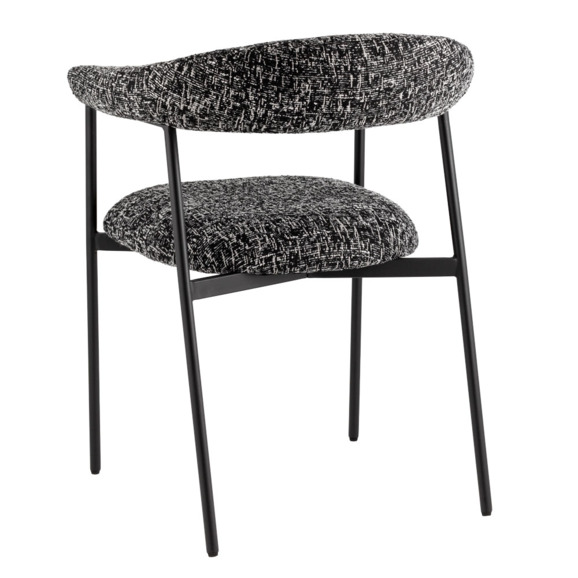 Стул обеденный Toko, черно-белый Стул обеденный Toko, черно-белый - фото 5