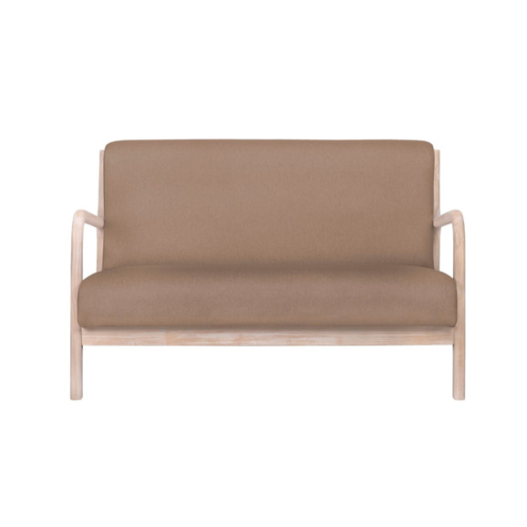Дизайнерский двухместный диван Коди, светло-коричневый Дизайнерский двухместный диван Коди, светло-коричневый - фото 2