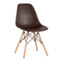 Настоящее фото товара Стул Eames DSW коричневый, произведённого компанией ChiedoCover