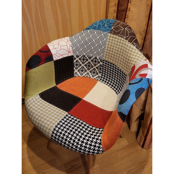Кресло Eames DSW пэчворк - фото 10