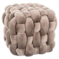Фотография Пуф Portico, темно-бежевый от производителя ChiedoCover, картинка продукции, реальное фото товара Настоящее фото товара Пуф Portico, темно-бежевый, произведённого компанией ChiedoCover