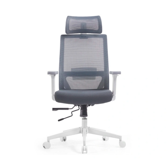 Офисное поворотное кресло Sparx fx-15 toro plus white / grey - фото 4
