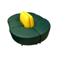 Фотография Диван Блазз шестиместный, экокожа Пегасо, зеленый, желтый Фотография товара Диван Блазз шестиместный, экокожа Пегасо, зеленый, желтый от компании ChiedoCover.