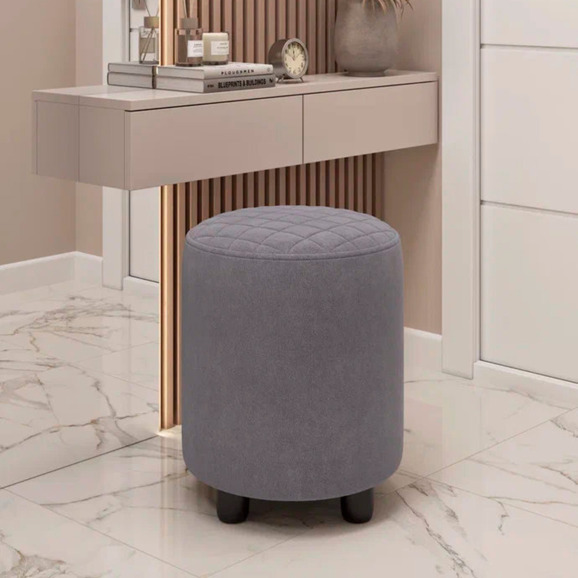 Пуф Тепал, велюр, темно-серый - фото 5