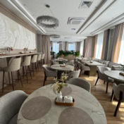 Фотография покупателя товара Стол Фуд-корт, 1400х900х750 мм, столешница М-1, 16 мм Стол Фуд-корт, Д1000 х750 мм, столешница М-7, 16 мм от компании ChiedoCover.