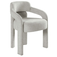 Настоящее фото товара Стул Avella, светло-серый, шенилл, произведённого компанией ChiedoCover