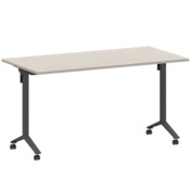 Фотография товара Стол мобильный складной ясень шимо, антрацит, 22 мм, 140*70 от компании ChiedoCover.