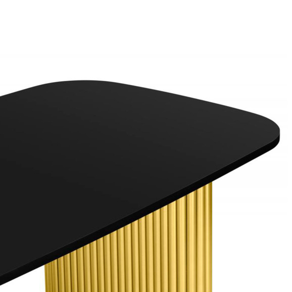 Бавария B 160 х 90 черная пленка шагрень / золото Бавария B 160 х 90 черная пленка шагрень / золото - фото 4