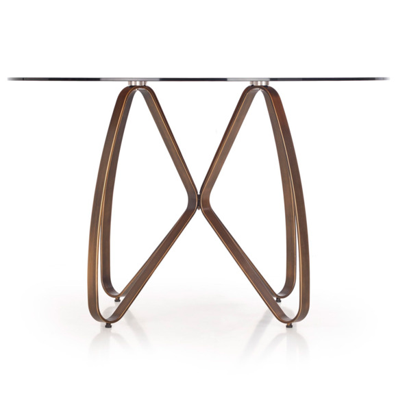 Стол Pressure, золото античное, коричневый Стол Pressure, золото античное, коричневый - фото 3