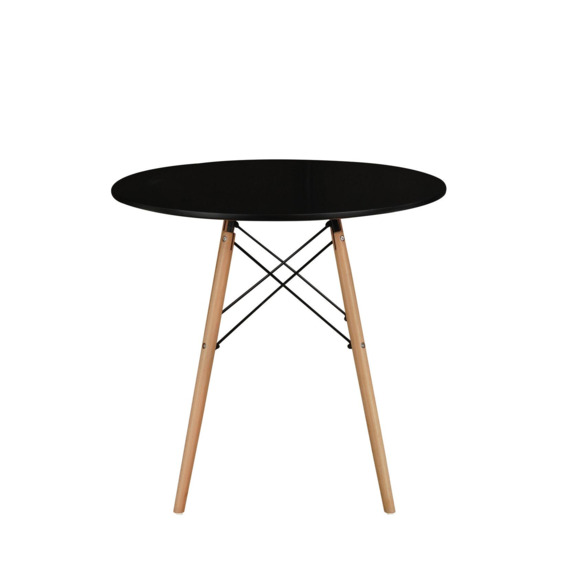 Стол EAMES, черный, D90 - фото 3
