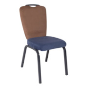 Фотография товара Стул Милан с гибкой спинкой, коричневый, синий от компании ChiedoCover.