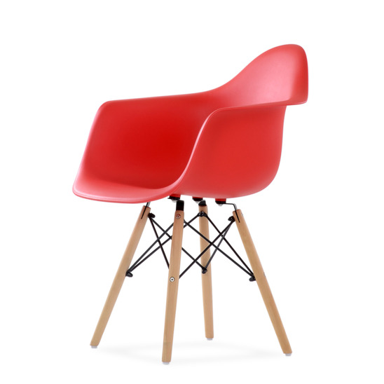 Кресло WoodMold, красный - фото 2