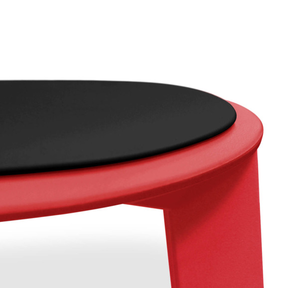 Стул Riccon, красный, черный - фото 3