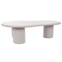 Настоящее фото товара Стол журнальный Calculus, светло-серый, произведённого компанией ChiedoCover