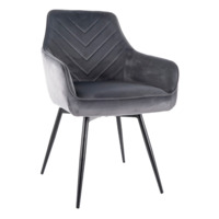 Фотография Стул кухонный Render, поворотный, серый, черный от производителя ChiedoCover, картинка продукции, реальное фото товара Настоящее фото товара Стул кухонный Render, поворотный, серый, черный, произведённого компанией ChiedoCover