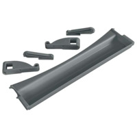 Настоящее фото товара Полка-органайзер выдвижная Revue, серая, произведённого компанией ChiedoCover