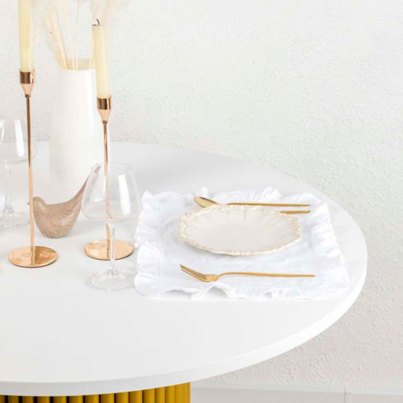 Барел 100 белый / золото - фото 4