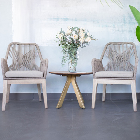 Кресло деревянное плетеное Белль - фото 2