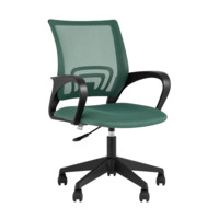 Настоящее фото товара Кресло офисное Topchairs ST-Basic  зеленый TW-03 зеленый, произведённого компанией ChiedoCover