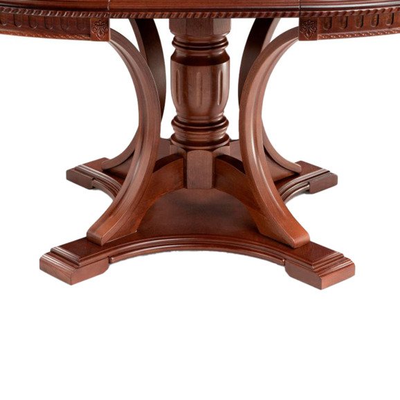 Деревянный стол Нозеан круглый миланский орех - фото 7