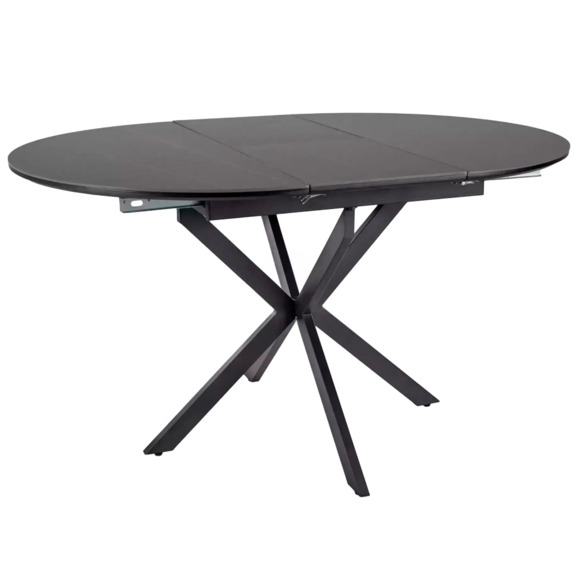 Стол обеденный Tryst, раскладной, черный - фото 1