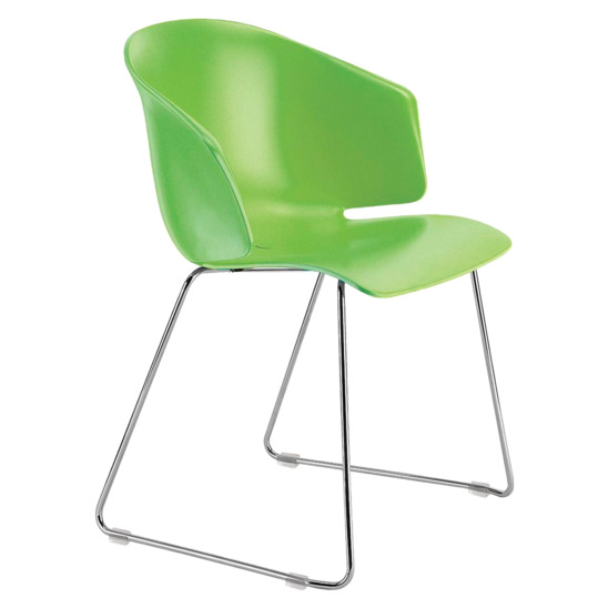 Кресло пластиковое Grace, зеленый - фото 1