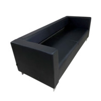 Фотография товара Диван Гидес трехместный, экокожа пегасо, черный от компании ChiedoCover.