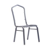 Настоящее фото товара Каркас стула стальной, серебряный , произведённого компанией ChiedoCover