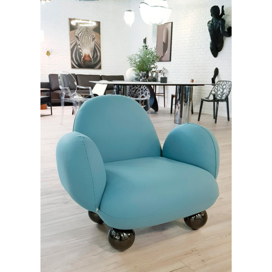 Кресло Oppo, синий - фото 5