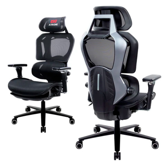 Кресло Tempo, черный, серый - фото 12