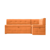 Фотография товара Угловой диван для кухни Атлант Плюс, оранжевый, правый от компании ChiedoCover.