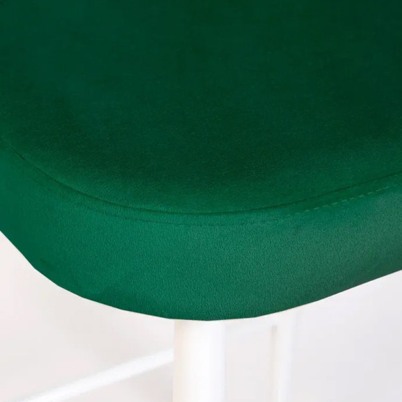 Стул Пиннате, барный, зеленый, белый, велюр - фото 10