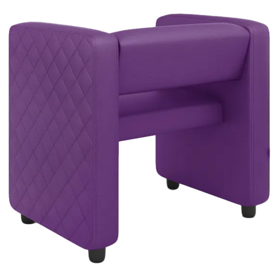 Кресло Тепал, экокожа, фиолетовый Кресло Тепал, экокожа, фиолетовый - фото 3