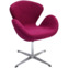 Настоящее фото товара Кресло SWAN CHAIR, винный, произведённого компанией ChiedoCover