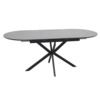 Стол обеденный Fete, серый, черный Стол обеденный Fete, серый, черный